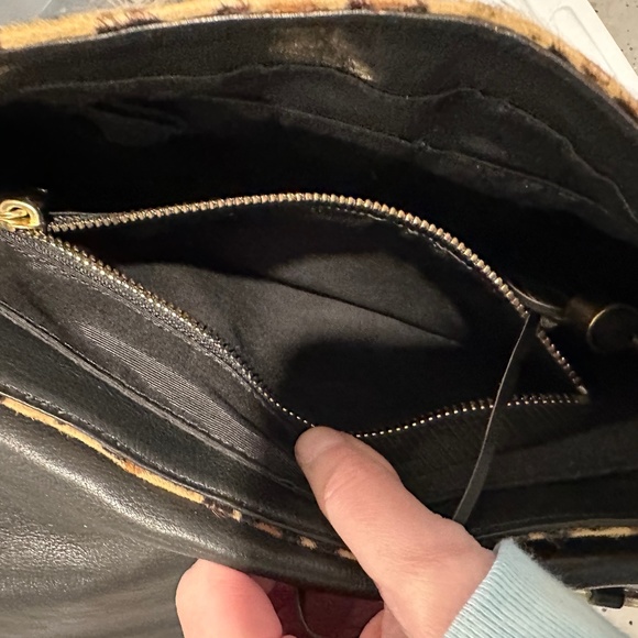 Diane Von Furstenberg Vintage Leopard Pony Hair Handbag - Picture 7 of 12